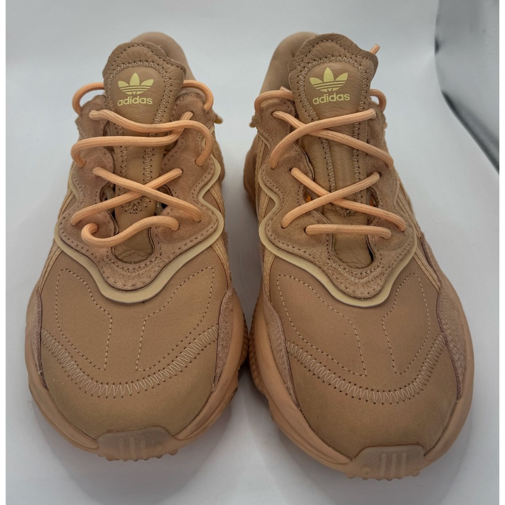Adidas Ozweego Glow Orange Pale Nude Chunky Sneakers US Men 5.5 Womens 7 FZ1962 - Picture 2 of 8